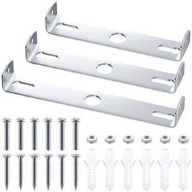 6891 Pndeyo 6 Packs Light Fixture Mounting Bracket Kit 3.5 Inch / 3.9inch 4.5inch