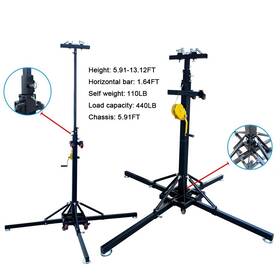 Preasion 024270 2 2pcs 13ft Lighting Crank Stands Up Stage With 4 Su