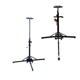 Preasion 024275 2-242424 2pcs Stage Lighting Crank Stand Heavy Duty Truss System With Outriggers