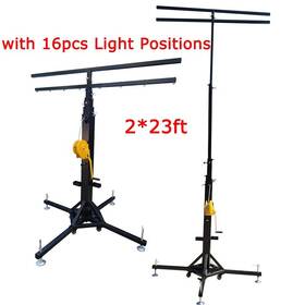 02e42c24 Preasion 2 2pcs Heavy Duty Crank Stand 23 Ft Stage Lighting Truss System Light