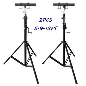 02e42c78 Preasion 2 2pcs Hand Crank Short Rod Light Stand 13ft Up Stage Lighting Truss System