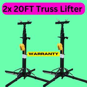 Preasion 24-02m43a73 2 2pcs 19ft Stage Lighting Truss 550lb Heavy Duty Tower Lifter Crank Light Stand