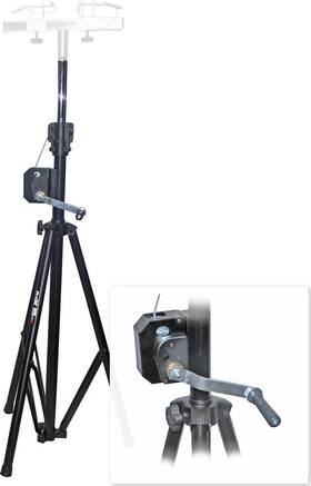 Pro X 654367296097 Single Triangle Truss Lighting Crank Up Stand 5ft 10ft 15ft Wide