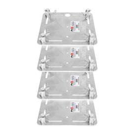 Xt-bp12a Pro X Pack Of Four 12 Inch Aluminum Base Plates Universal F34 Trussing