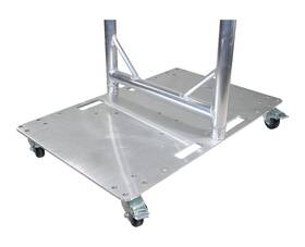 Xt-bp2430w Pro-x Prox Truss 24 Inch X30 Rolling Aluminum Baseplate With 4-4 Locking Casters