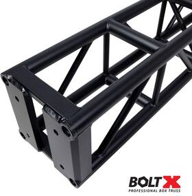 Xt-bt1202 Pro X Prox Blk 2ft Boltx Black Bolted 12 Inch Professional Box Truss Segment