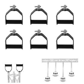 Pro X Xt-f31stirrup-6 6 Modular Stirrup Lighting Mount Bracket For F31 1-point Truss Tube 2 Inch Od