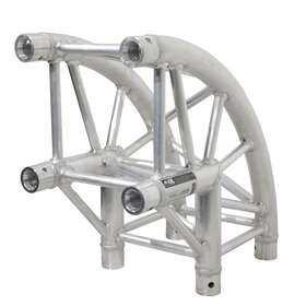 Xt-sq164-2w90-rc Pro X Prox 1.64ft 0.5 M Square 2 Way 90 Degree Rounded Truss Corner