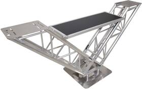 Xt-verrazano24 Pro X Prox V-shape Aluminum Truss Dj Table With Elevated Monitor Shelve