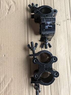 Proburger Kcp-832 2 Pcs X 360 Degree Double Swivel Coupler Cheeseboro Swl 500kg