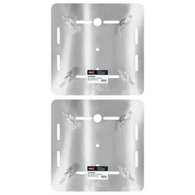 Xt-bp16a Prox 789049894343 16 Inch X Aluminum Truss Lighting Base Plates W Connectors 2 Pack