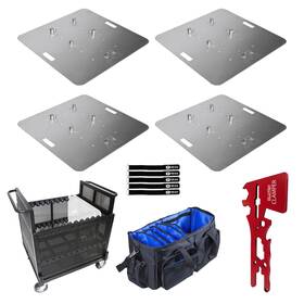 Xt-bp30a Prox 789049914188 30 Inch Aluminum 6mm Truss Base Plate 4-pack With Case Pack Idjnow