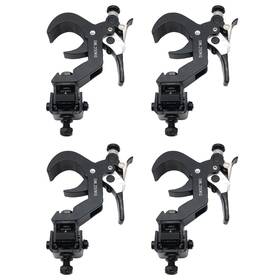 Prox 798239008736 T-qfxpressx4 4 Quick 90 Folding Xpress Truss Light Clamp 2 Inch Black