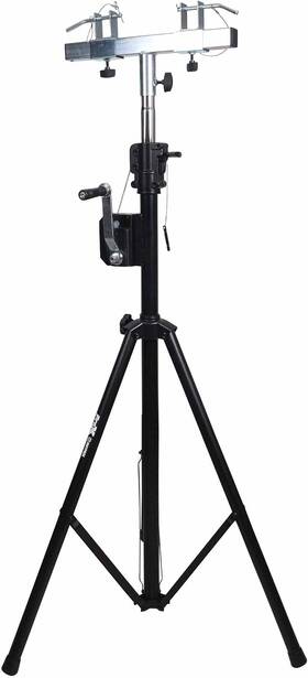 Prox Live Performance Gear 691166778829 T-ls35c-stand Set Of 2 9.5 Ft Crank Stands With T-bars Supports Triangle Dj