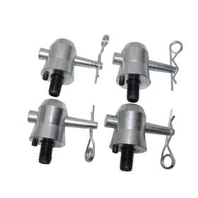 Prox-xt-cp-103p Prox 4 Half-ended Conical Bolts Safety Clips Pins For One Side Junction Box