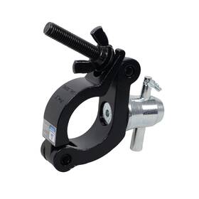 T-c15-blk Prox Aluminum Clamp With Reversed Elbow Half Conical - Black