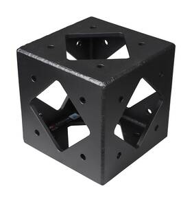 Xt-bt12-6wblk-blm-01 Prox Xt-bt12-6wblk-blm Boltx 6 Way 12 Inch Corner Block Flushed Black