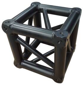 Prox Xt-jb6w-4w-blk 6 Way Square Truss Junction Block - Black Powder Coated