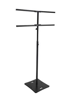 Rlf6 Rockville 810095683947 Black 10 Foot Solid Base Tree Bar Lighting/projector Dj Stand Bag