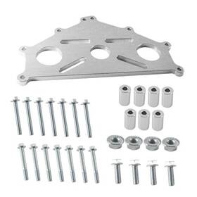 Wsl0004 Ruianshihanyuguojimaoyiyouxiangongsi Engine Safe Stand Adapter Plate Compatible With Chevy Small/big Block Ls Silver