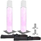 Speakertotem202pk Trusst 2 Glo Totem 2.0 Truss Towers With Scrim Covers Speaker Stand Adaptors 603786633136