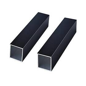 Sp-2-lhjfg-t1w50h50l800-bk-us Surprecision Aluminum Square Tube Wall Thickness 1mm 50mm 2pcs L 800mm/31.50 Inch