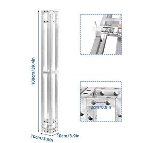 Uu8545945894 Susire 10ft-49ft Light Truss Stage Studio Lighting Stand Party Backdrop Trussing