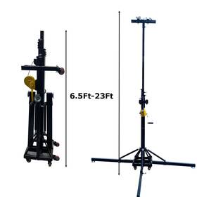 L24w275 Techtongda 2pcs 23ft Hand Crank Stand With Outriggers Truss Stage Bracket Strengthen Base L24w275 Techtongda 2pcs 23ft Hand Crank Stand With Outriggers Truss Stage Bracket Strengthen Base