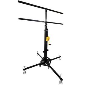 Techtongda L24w279 16 Positions Double-layer Stage Lighting Bracket Light Stand 5.9-16.7ft