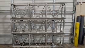 Tomcat 2618-093b Single Hung Pre-rig Truss 26 X 18.5 Plated 93 Inch