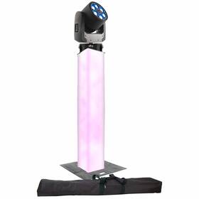 Trusst 603786634126 Glo Totem 2.0 Lighting Tower And Chauvet Dj Intimidator Trio Moving Head