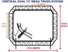 Wide Oval Arch System Cedarslink Black Truss Kit 13 Width Mobile Portable Dj Lighting Metal 049008663756