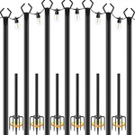 10FT String Light Poles - 7 Pack Metal Stands For Outdoor Events & Decor. Fixed Price $116.99.