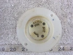 Hubbell Hbl 4586 15A 250V Flanged Twist-lock Inlet L6-15P, Used. Fixed Price $9.95.