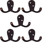Coat Hooks Double Prong Wall-mounted Steel Construction Bath Robe & Towel. Fixed Price $16.33.