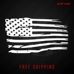 Distressed Tattered American Flag Vinyl Decal Sticker Ripped Torn Usa 641. Fixed Price $7.98.