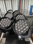 Glp Lighting X4 Impression 19 Led Wash Package Of 6 Units With Case. Fixed Price $6000.00.