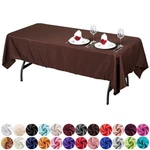 60X102" Polyester Rectangular Tablecloth Wedding Catering Linen Decoration. Fixed Price $14.41.