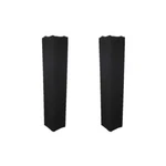 Pair Of Pro X Black 8.20FT 2.50 Meter Lycra Cover Scrim Sleeves. Fixed Price $140.00.