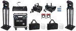 2) American Dj Focus Spot 4Z Moving Head Lights+case+dmx Controller+stands+hazer. Fixed Price $3907.35.