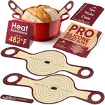 Pro Silicone Bread Sling Pcs - 9IN Round & Oval 482F Heat Resistant Dough L.... Fixed Price $16.99.