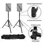 Harmony Audio A-dsba Pro Dj Tripod Speaker Stand Pair Button Brake Lowering. Fixed Price $54.95.