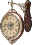 Double Sided Large Wall Clock - Silent 360 Rotating Metal Decor For Home & Offi. Fixed Price $164.99.