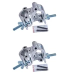 2PACK Pro Swivel Dual Coupler Clamp.fits Tube 1100LB Load 360 For 1.5-2 38-52. Fixed Price $36.00.