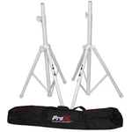 Prox T-SS28P White 4-7' Heavy Duty Speaker Tripod Stand Set With Case. Fixed Price $83.40.