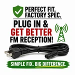 Bose Wave Radio Bad Fm Reception Fix Oem Power Cord Antenna Replacement - New. Fixed Price $24.97.