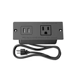 Recessed Flush Mount Power Strip With 1 Ac Outlet & 2 Usb-a Ports For Office. Fixed Price $12.22.