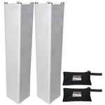 (2) Prox 8.20FT White Lycra Cover Sleeves For Quad Truss Segments. Fixed Price $93.40.