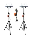 (2) Dj Pro Lighting 10 Foot Crank Stand & Square Truss T-bar Adapter. Fixed Price $459.99.