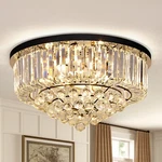24" Modern Chandelier Luxury Crystal Ceiling Flush Mount Lighting Fixtures. Fixed Price $189.47.